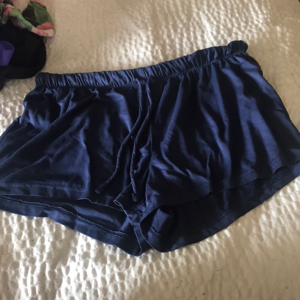 Blue pillow talk shorts